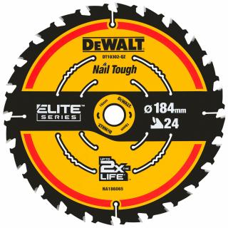 DeWALT DT10302 Pílový kotúč ELITE, 184 x 16 mm, 24 zubov