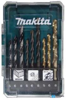 Makita D-71962 Sada vrtákov 9ks s valcovitou stopkou