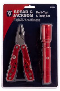 SPEAR AND JACKSON Multitool + lampa
