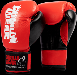 Ashton Pro Boxerské rukavice - Červená/Čierna Veľkosť: 10oz