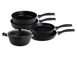 Súprava riadu Remoska® Europa hrniec 24 cm, pánvice 24 cm, pánvice 26 cm hlboká, pánvice 28 cm a pánvice 28 cm hlboká