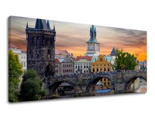 Obraz na stenu Panoráma MESTO PRAHA XOBCZ004E13 (Od 50€ Kuriér ZDARMA)