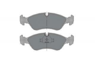 Brzdové platničky PEX 7.089S cross-ref.:(SP122) (Šírka 156.7mm  Výška 52.2mm  Hrúbka 17mm Kartón: 10ks)