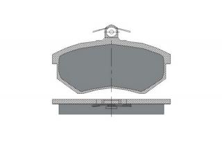 Brzdové platničky PEX 7.240S (Šírka 118.8mm  Výška 69.5mm  Hrúbka 18.6mm Kartón: 10ks)