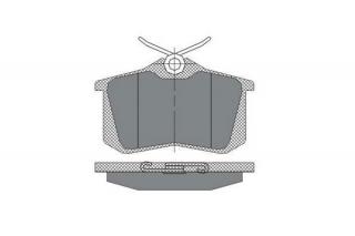 Brzdové platničky SCT-GERMANY SP113PR (Ref.: ATE 13.0460-2937.2,13.0460-2984.2, 602984 | TRW GDB1073, GDB1973,GDB823 | TEXTAR 2355401, 2355482)