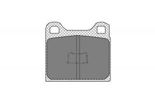 Brzdové platničky SCT-GERMANY SP127PR (Šírka 61.8mm  Výška 56.5mm  Hrúbka 15mm Kartón: 10ks)