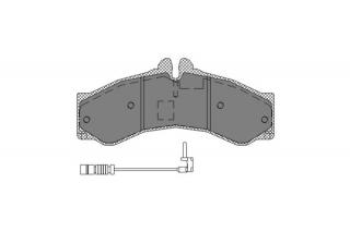 Brzdové platničky SCT-GERMANY SP132PR (Šírka 164.8mm  Výška 73mm  Hrúbka 20mm Kartón: 10ks)