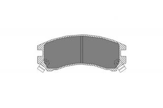 Brzdové platničky SCT-GERMANY SP148 (Šírka 115mm  Výška 47.5mm  Hrúbka 16mm Kartón: 10ks)