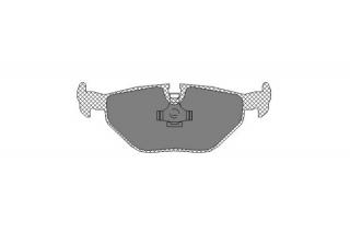 Brzdové platničky SCT-GERMANY SP184 (Šírka 123.2mm  Výška 44.9mm  Hrúbka 17mm Kartón: 10ks)