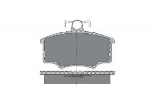 Brzdové platničky SCT-GERMANY SP186PR (Šírka 103.8mm  Výška 67.1mm  Hrúbka 19.2mm Kartón: 10ks)