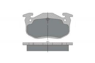 Brzdové platničky SCT-GERMANY SP190PR (Šírka 105mm  Výška 55mm  Hrúbka 18mm Kartón: 10ks)