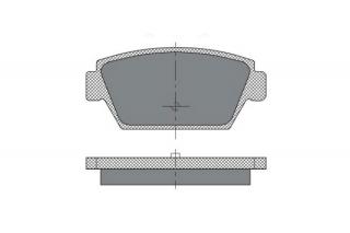 Brzdové platničky SCT-GERMANY SP192PR (Šírka 98.2mm  Výška 44.3mm  Hrúbka 14.5mm Kartón: 10ks)