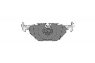 Brzdové platničky SCT-GERMANY SP198PR (Šírka 123.2mm  Výška 45.3mm  Hrúbka 16.5mm Kartón: 10ks)