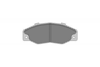 Brzdové platničky SCT-GERMANY SP218PR (Šírka 123mm  Výška 48.5mm  Hrúbka 16.7mm Kartón: 10ks)