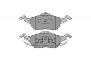 Brzdové platničky SCT-GERMANY SP237PR (Šírka 177.9mm  Výška 60.8mm  Hrúbka 19mm Kartón: 10ks)