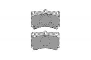 Brzdové platničky SCT-GERMANY SP239 (Šírka 91.5mm  Výška 64mm  Hrúbka 14.8mm Kartón: 10ks)