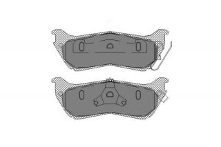 Brzdové platničky SCT-GERMANY SP245PR (Šírka 140mm  Výška 50mm  Hrúbka 15.7mm Kartón: 10ks)