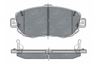 Brzdové platničky SCT-GERMANY SP261 (Šírka 144mm  Výška 63.8mm  Hrúbka 17.8mm Kartón: 10ks)