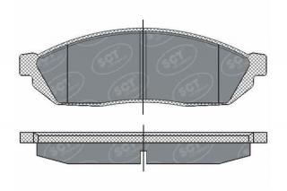 Brzdové platničky SCT-GERMANY SP265 (        )