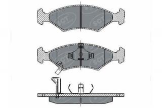 Brzdové platničky SCT-GERMANY SP266PR (        )