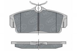 Brzdové platničky SCT-GERMANY SP269PR (        )