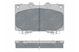 Brzdové platničky SCT-GERMANY SP270PR (        )