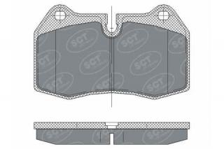 Brzdové platničky SCT-GERMANY SP272PR (        )