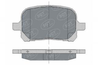 Brzdové platničky SCT-GERMANY SP274PR (        )