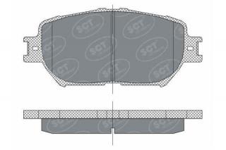 Brzdové platničky SCT-GERMANY SP275PR (        )