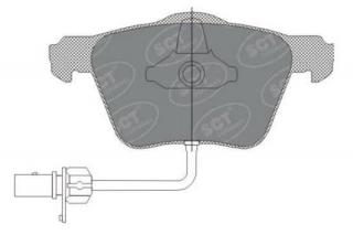 Brzdové platničky SCT-GERMANY SP282PR (        )