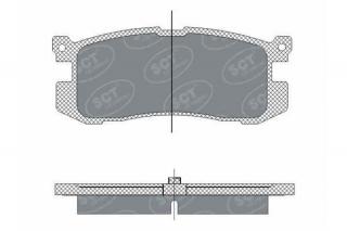 Brzdové platničky SCT-GERMANY SP283 (        )