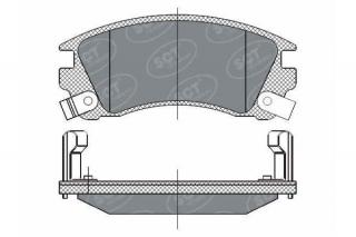 Brzdové platničky SCT-GERMANY SP284 (        )