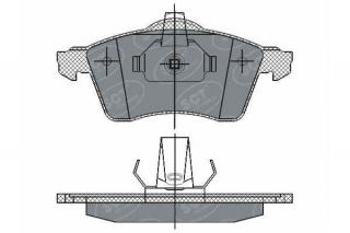 Brzdové platničky SCT-GERMANY SP286PR (        )