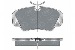 Brzdové platničky SCT-GERMANY SP287PR (        )