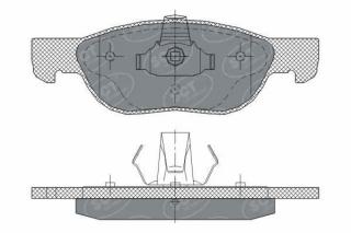 Brzdové platničky SCT-GERMANY SP296PR (        )