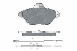 Brzdové platničky SCT-GERMANY SP299PR (        )