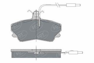 Brzdové platničky SCT-GERMANY SP300 (        )