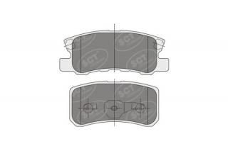 Brzdové platničky SCT-GERMANY SP343PR (        )