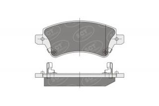 Brzdové platničky SCT-GERMANY SP351PR (        )