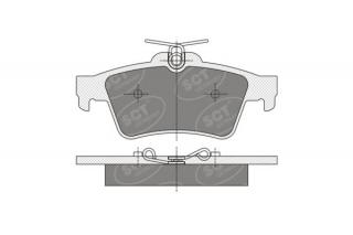 Brzdové platničky SCT-GERMANY SP357PR (        )