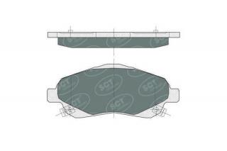 Brzdové platničky SCT-GERMANY SP368PR (        )
