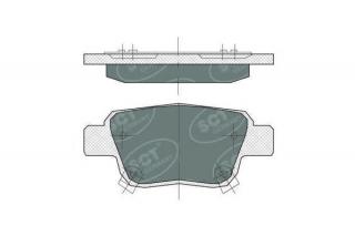 Brzdové platničky SCT-GERMANY SP369PR (        )