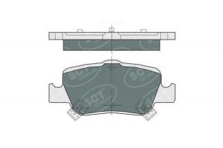 Brzdové platničky SCT-GERMANY SP382PR (        )