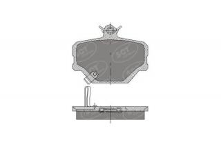 Brzdové platničky SCT-GERMANY SP405PR (        )