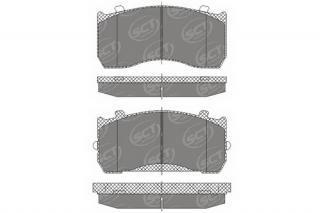 Brzdové platničky SCT-GERMANY SP412PR (        )