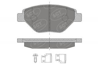 Brzdové platničky SCT-GERMANY SP428PR (        )