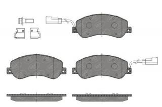 Brzdové platničky SCT-GERMANY SP437PR (        )
