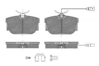 Brzdové platničky SCT-GERMANY SP484PR (        )