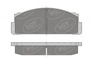 Brzdové platničky SCT-GERMANY SP486PR (        )