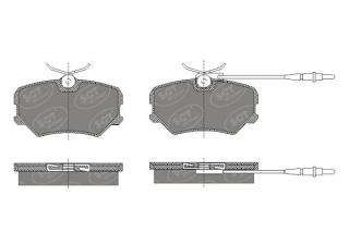 Brzdové platničky SCT-GERMANY SP490PR (        )